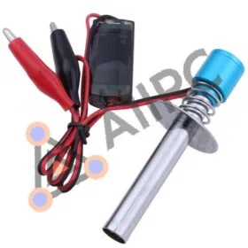 80100 6-12V Electronic Glow Plug Igniter with Alligator Clip Mixed Color