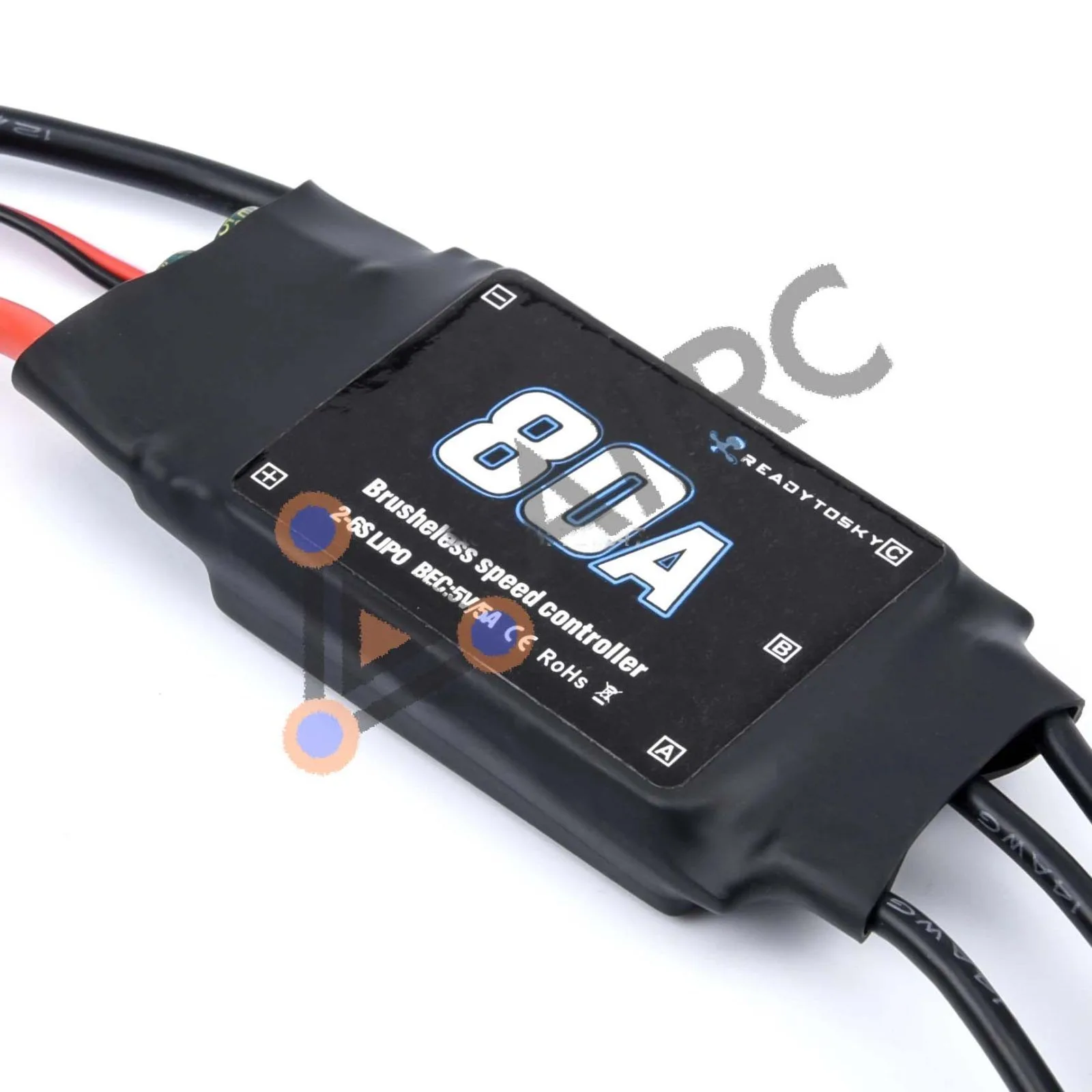 80A 2-6S ESC Brushless ESC Readytosky