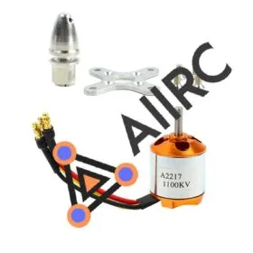 A2217 1100KV Motor RC Brushless Outrunner welded Banana Connector