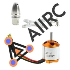 A2217 1500KV Motor RC Brushless Outrunner welded Banana Connector