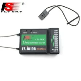 FS-iA10B Receiver 10 channel 2.4G model aircraft receiver