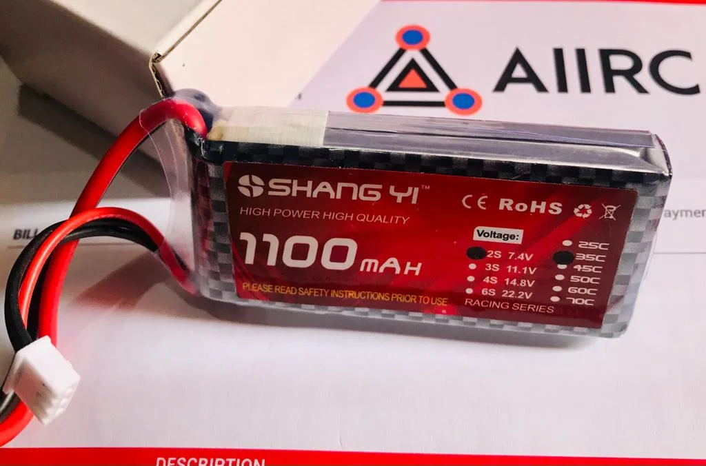 Shang yi 2S 7.4V 1100MAH 35C Lipo Battery - Image 2