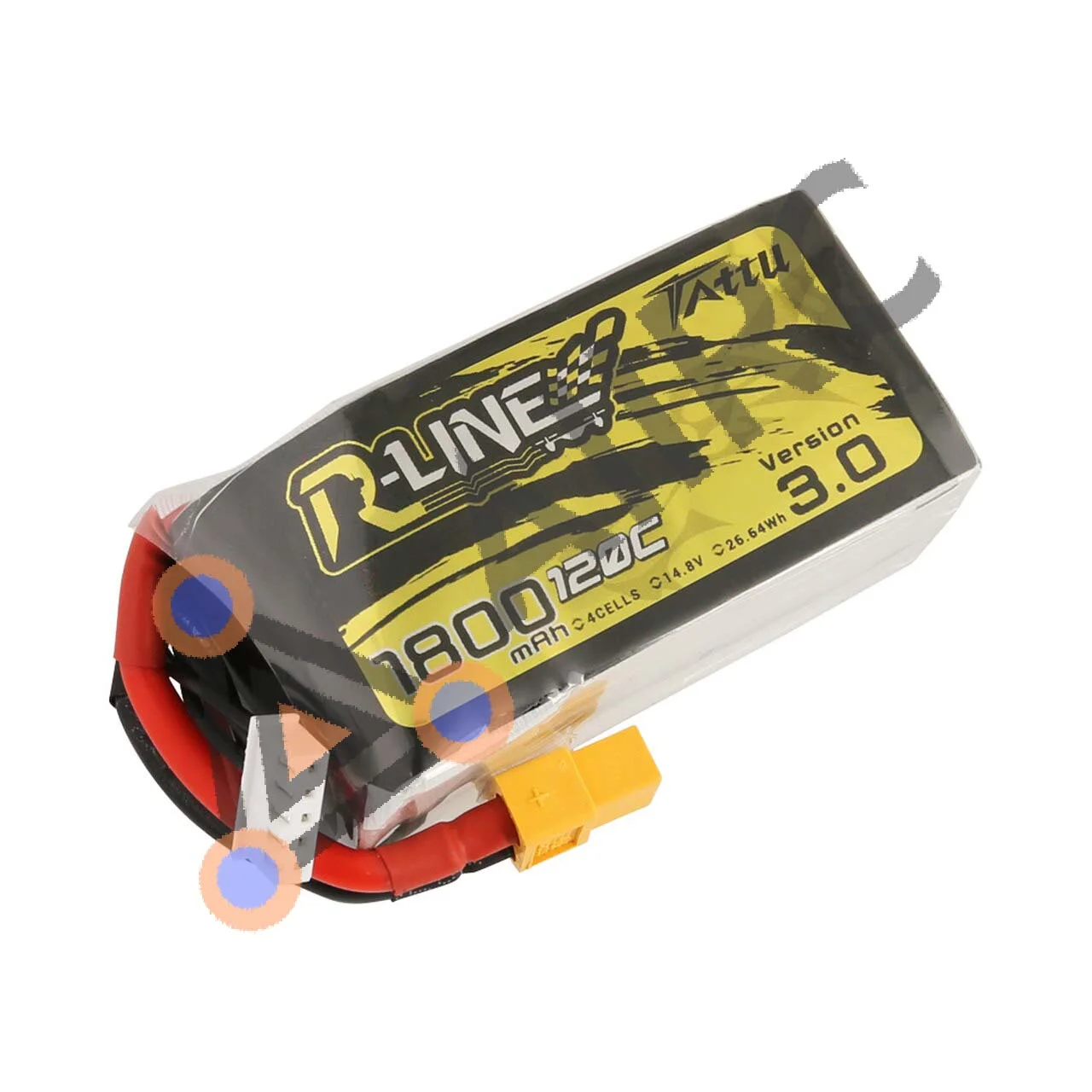 Tattu R-Line Version 3.0 1800mAh 14.8V 120C 4S1P Lipo Battery - Image 2