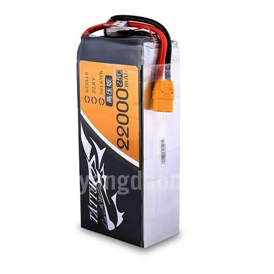 Tattu Battery 22000mAh 22.2V 25C 6S1P Lipo Battery Pack - Image 2